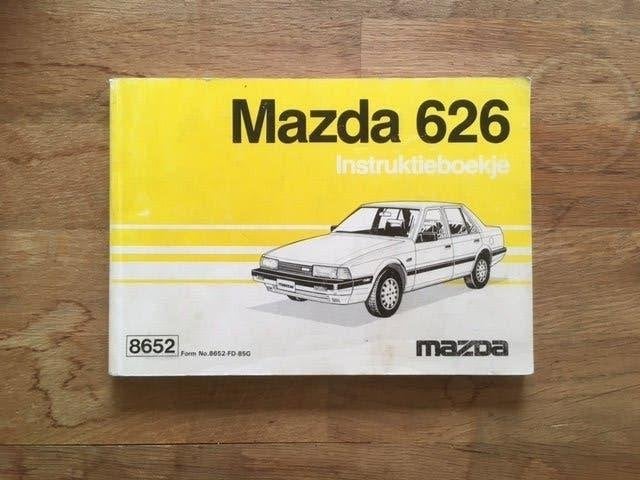 Mazda 626    Instructieboekje     1985    NL, Ophalen of Verzenden