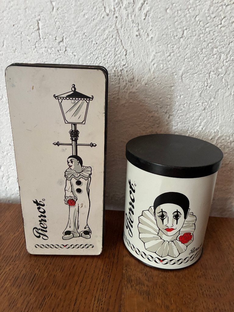 Vintage blikken Pierrot, Ophalen of Verzenden, Gebruikt, Overige, Overige merken