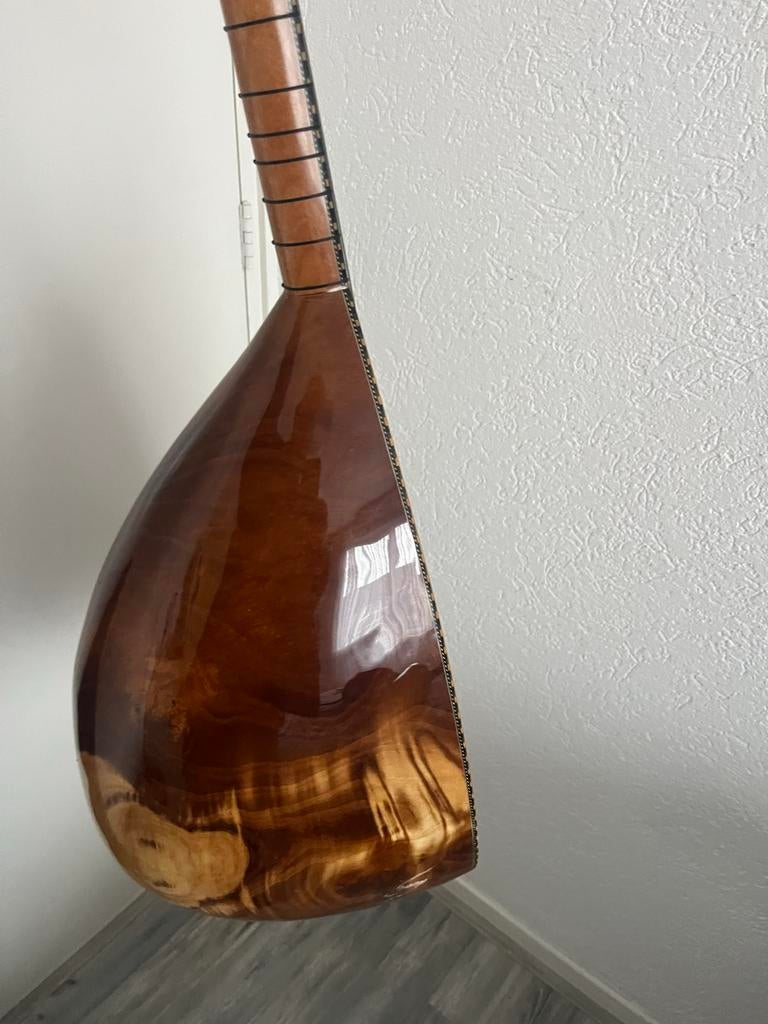 Divan Saz - 47 tekne, oyma dut, 4/1 yarma, Ophalen of Verzenden, Gebruikt, Luit, Saz of Bouzouki