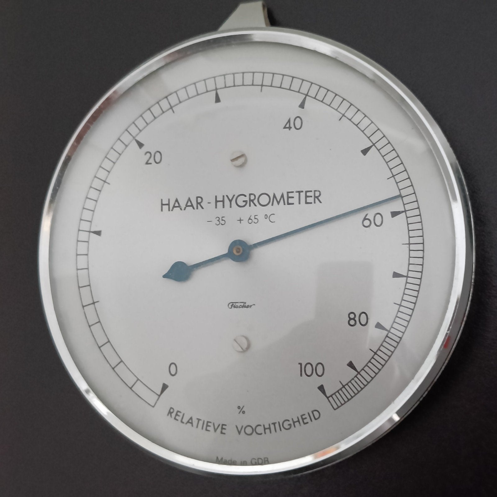 Vintage Fischer Haar Hygrometer - Made in GDR, Ophalen of Verzenden, Zo goed als nieuw