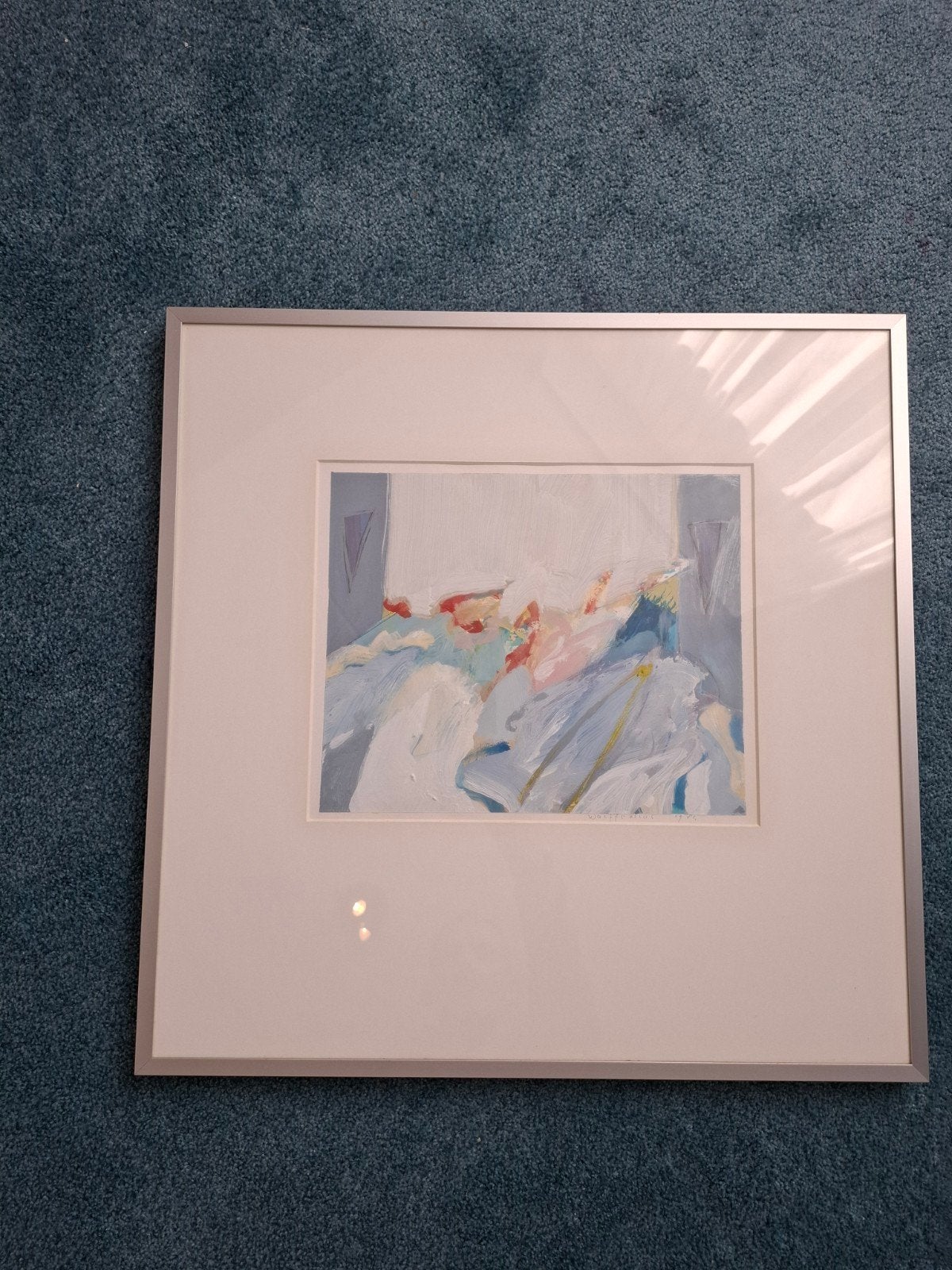 Abstract Schilderij 'Warffomius 1984' Ingelijst, Ophalen of Verzenden