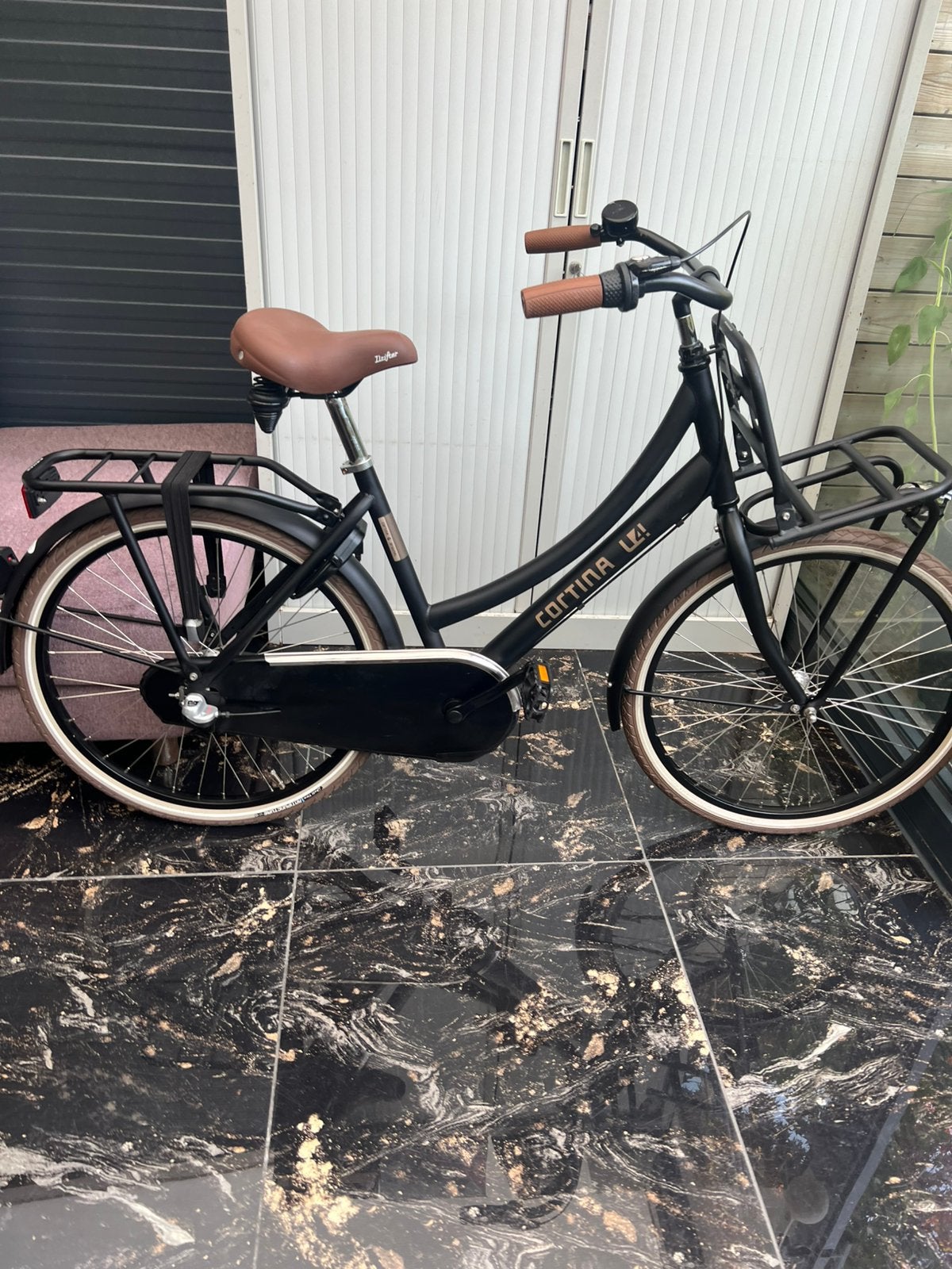 Cortina u4 meisjesfiets 24 inch 3 versnelling, Ophalen, Terugtraprem, 24 inch, Versnellingen