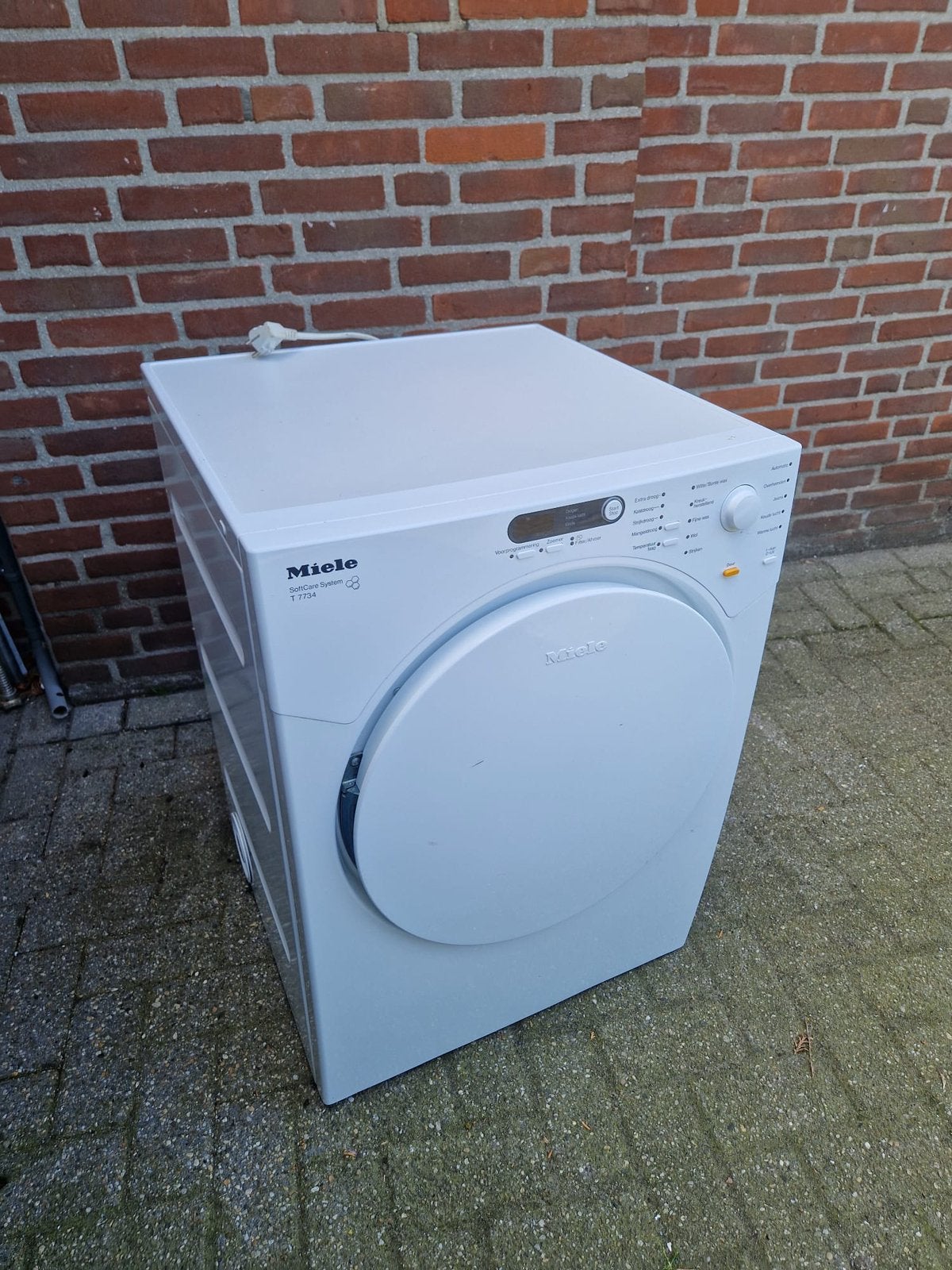 Miele softcare system T7734, 6 tot 8 kg, Gebruikt, Luchtafvoer, Ophalen of Verzenden