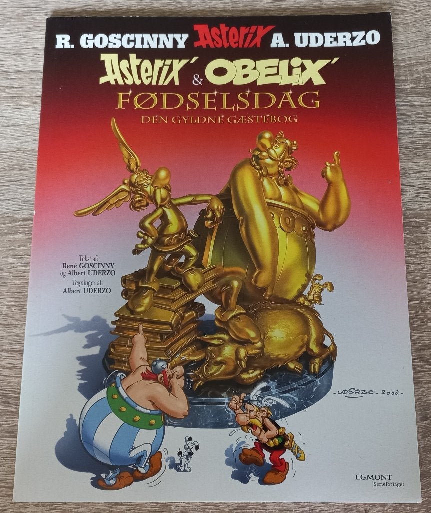Asterix' og Obelix' fødselsdag (verjaardag van.., Deens), Eén stripboek, Ophalen of Verzenden, Zo goed als nieuw