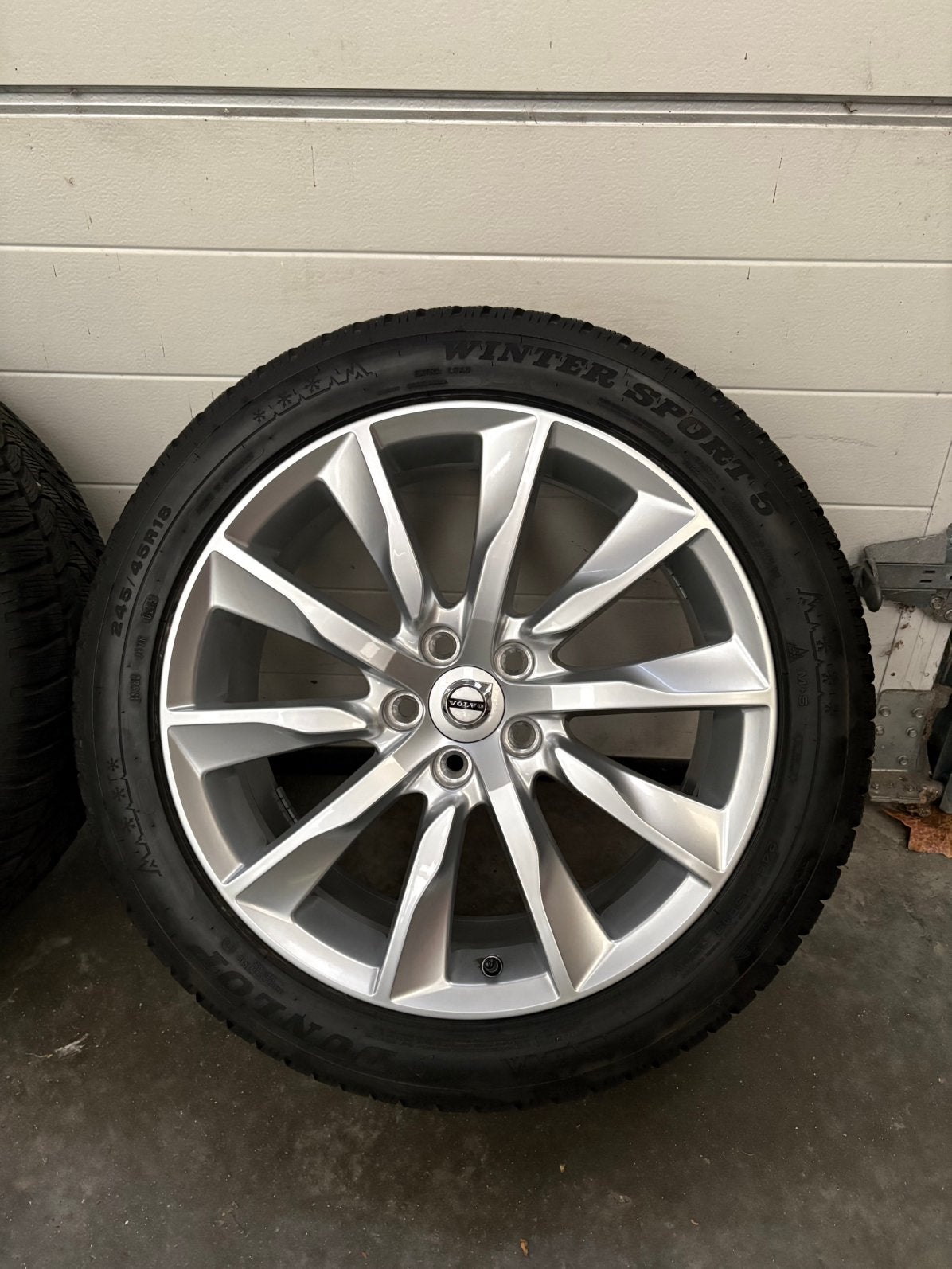 Volvo V90 S90 Turbine 18 inch DEMO winterset 8+ mm!, Auto-onderdelen, Banden en Velgen, 18 inch, Banden en Velgen, Volvo, Volvo