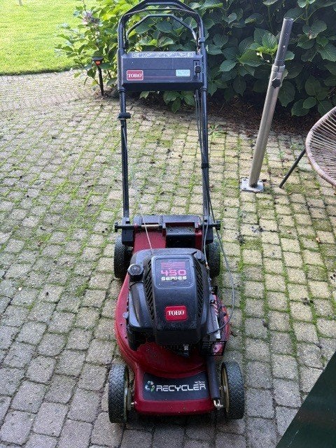 Benzine grasmaaier Toro zelf trekkend, Tuin en Terras, Ophalen, Gebruikt, Toro, Benzine-grasmaaier