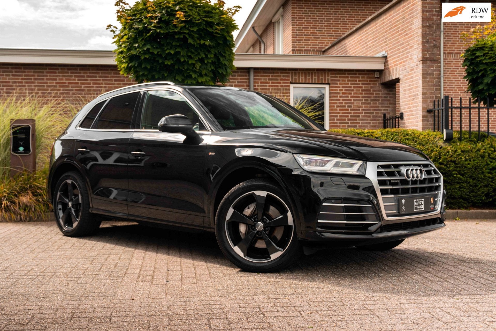 Audi Q5 50 TFSI e Quattro S Edition 300 PK Virtual Keyless S, Auto's, Audi, Automaat, Dealer onderhouden, Zwart, Plug-in hybride