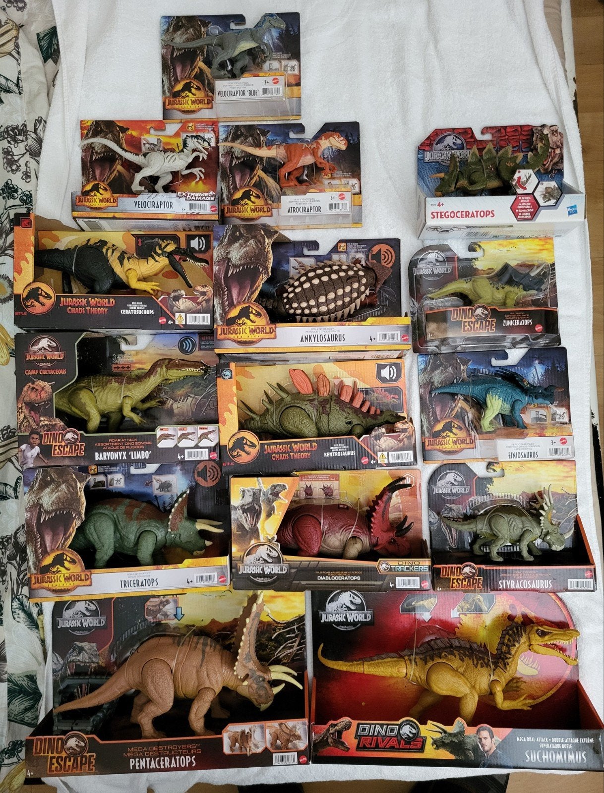 Mooie grote collectie Jurassic World Park dinosaurussen MIB, Ophalen of Verzenden, Nieuw, Film, Actiefiguur of Pop