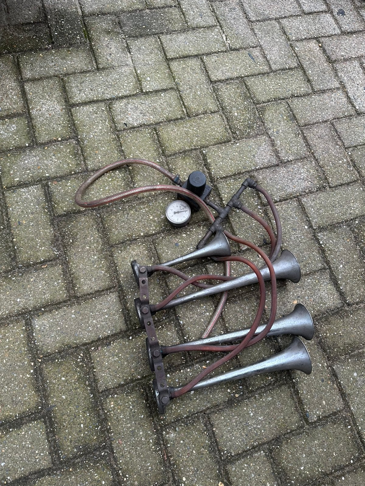 Luchthoorn met drukregelaar, Auto-onderdelen, Ophalen of Verzenden