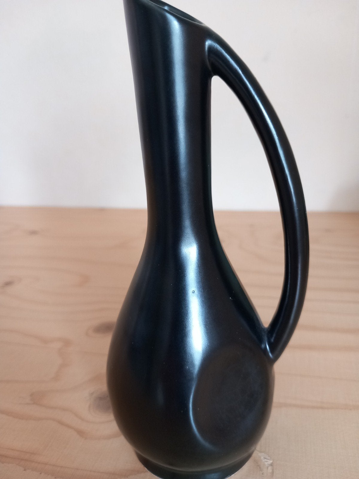 Vintage Mid-Century  moderne schenkkannetye/ vaas- matzwart0, Ophalen of Verzenden