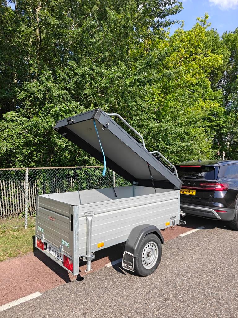 Saris bagagewagen aanhanger met fietsendrager, Auto diversen, Aanhangers en Bagagewagens, Ophalen of Verzenden, Zo goed als nieuw