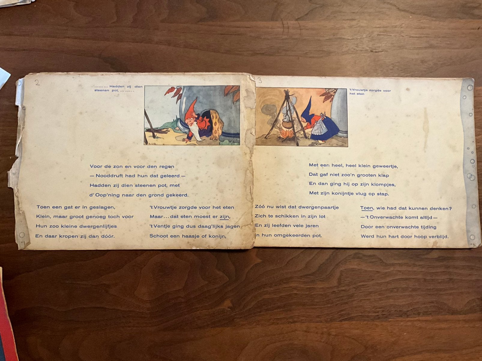 klassiek Nederlands prentenboek 1936 piggelmee tovervischje, Ophalen of Verzenden, Gelezen, Prentenboek