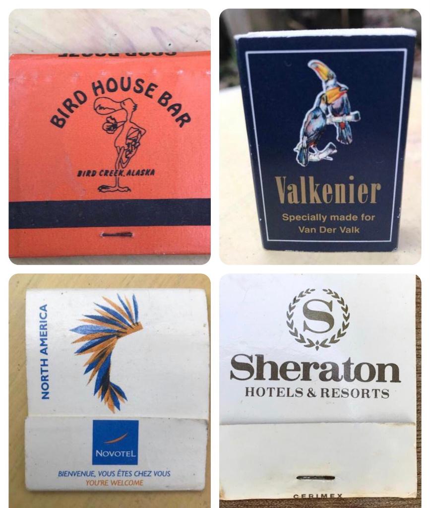 Diverse lucifer doosjes - Valkenier - Novotel - Sheraton, Ophalen of Verzenden, Zo goed als nieuw, Luciferdoosjes of -merken