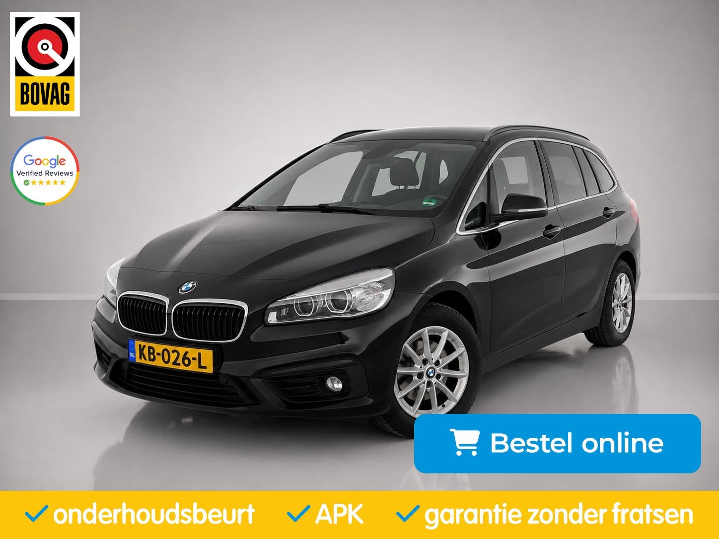 BMW 2-serie Gran Tourer|218i Centennial Executive| 5P|Cruise, Auto's, 136 pk, Gebruikt, Zwart, 19 km/l