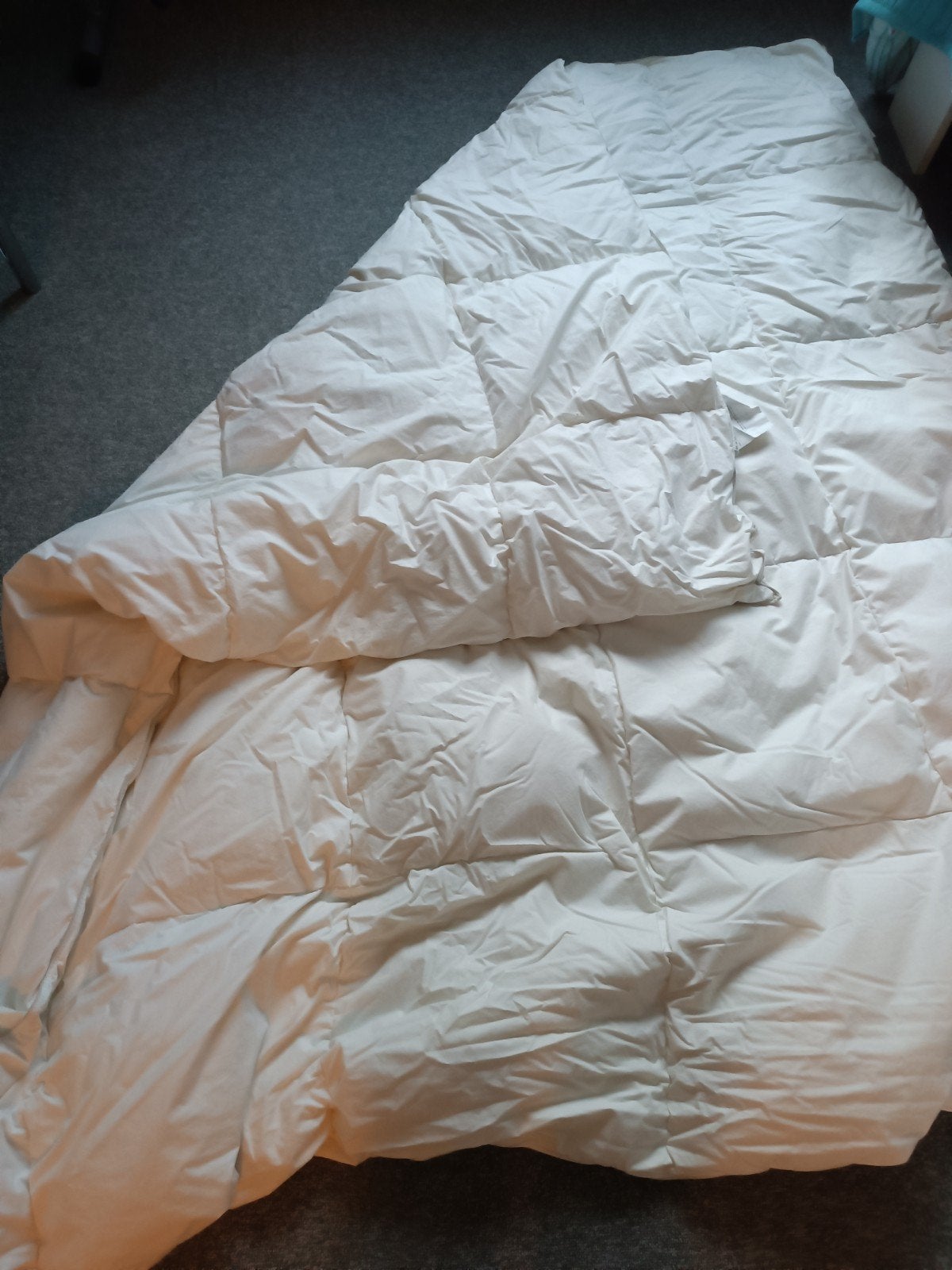 IKEA MYSA VETE Dekbed 200x200 cm met dekbedovertrek, Ophalen, Eenpersoons, Meerkleurig, Dekbedovertrek