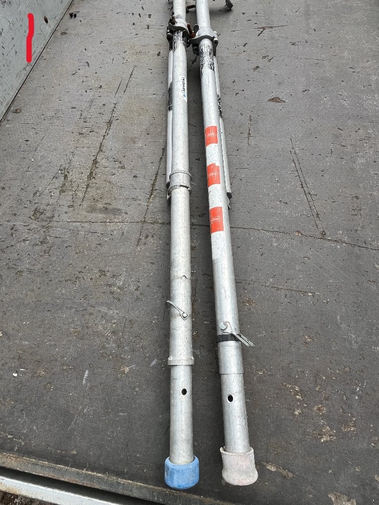 Stabilisatoren voor veilig plaatsen van steiger, Ophalen, Rolsteiger of Kamersteiger, 5 meter of hoger
