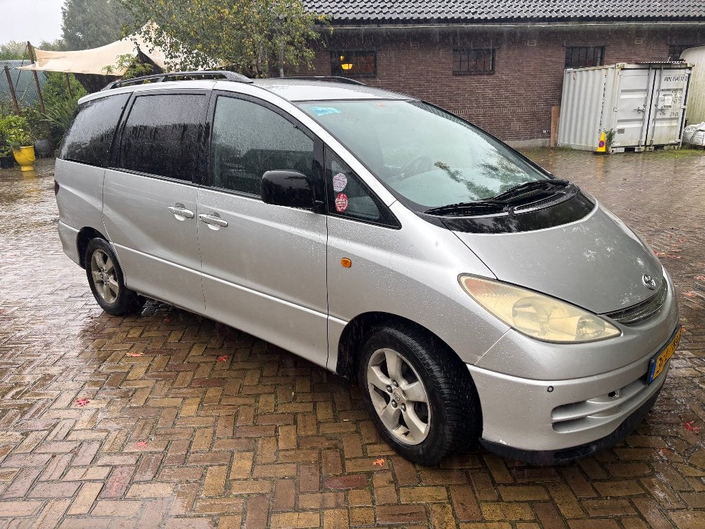 Toyota Previa 2.4 Linea SOL AUT 2003 Grijs, Auto's, Origineel Nederlands, Grijs, 1600 kg, 6 stoelen