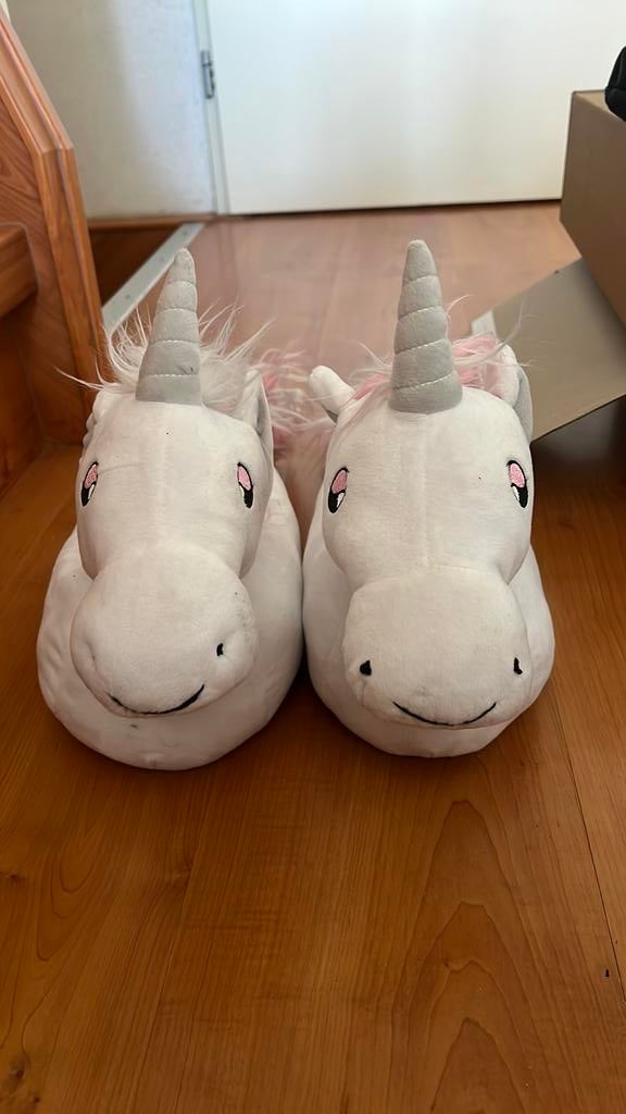 Efteling sloffen unicorn, Ophalen of Verzenden, Zo goed als nieuw