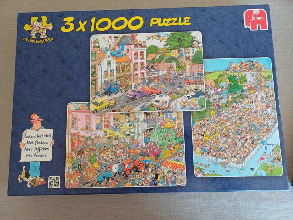 Van Haasteren puzzels als nieuw, Hobby en Vrije tijd, Denksport en Puzzels, Ophalen of Verzenden, 500 t/m 1500 stukjes, Zo goed als nieuw