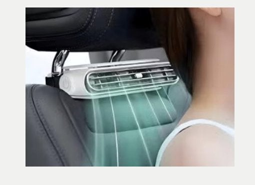 Auto ventilator voor op autostoel hoofdkussen met USB, Ophalen of Verzenden, Nieuw