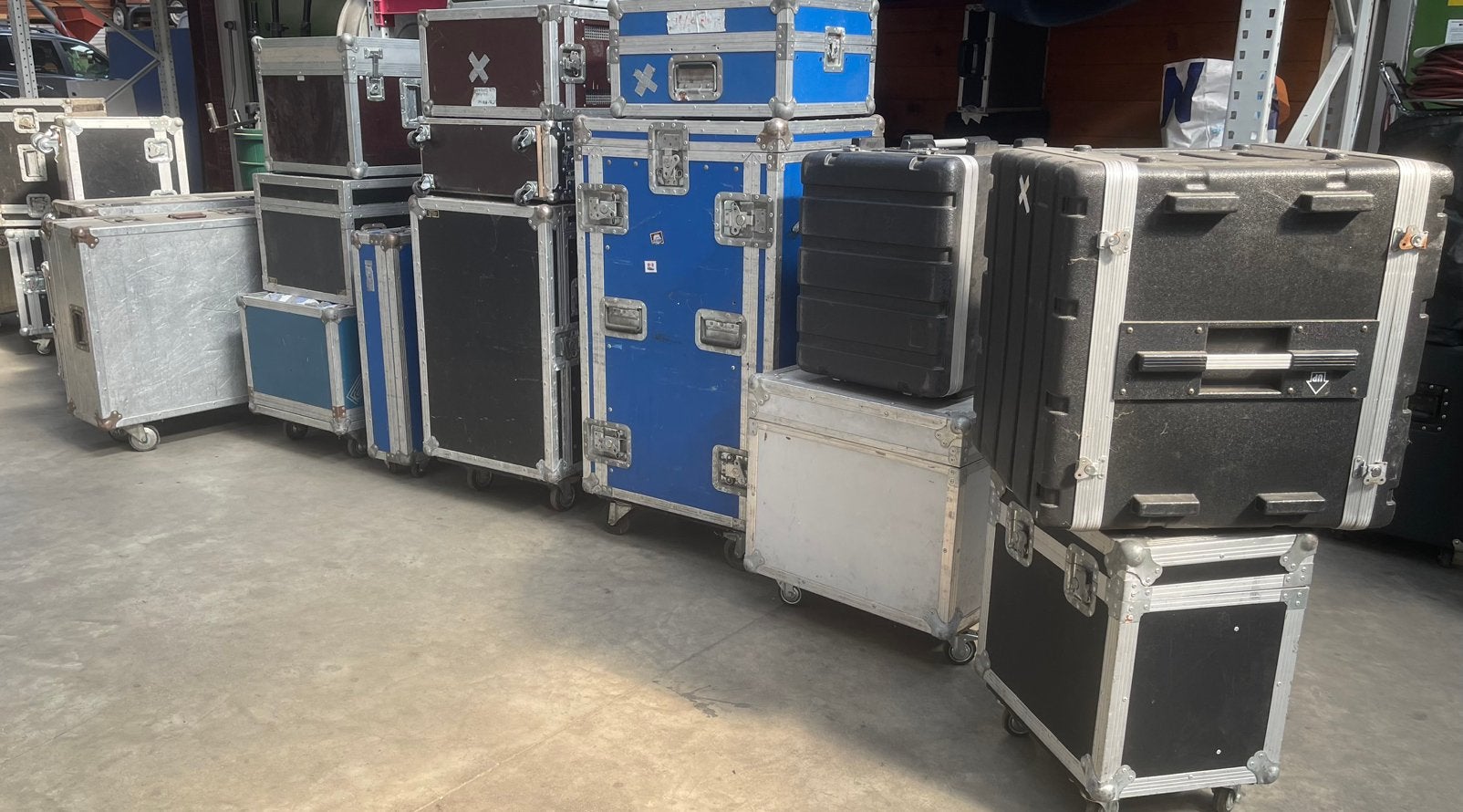 Diverse 19” flightcases, Muziek en Instrumenten, Behuizingen en Koffers, Ophalen of Verzenden, Gebruikt, Keyboard of Synthesizer