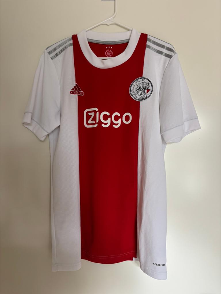 Ajax Amsterdam voetbal shirt thuis 2021 2022 Adidas L, Sport en Fitness, Voetbal, Ophalen of Verzenden, Zo goed als nieuw, Shirt