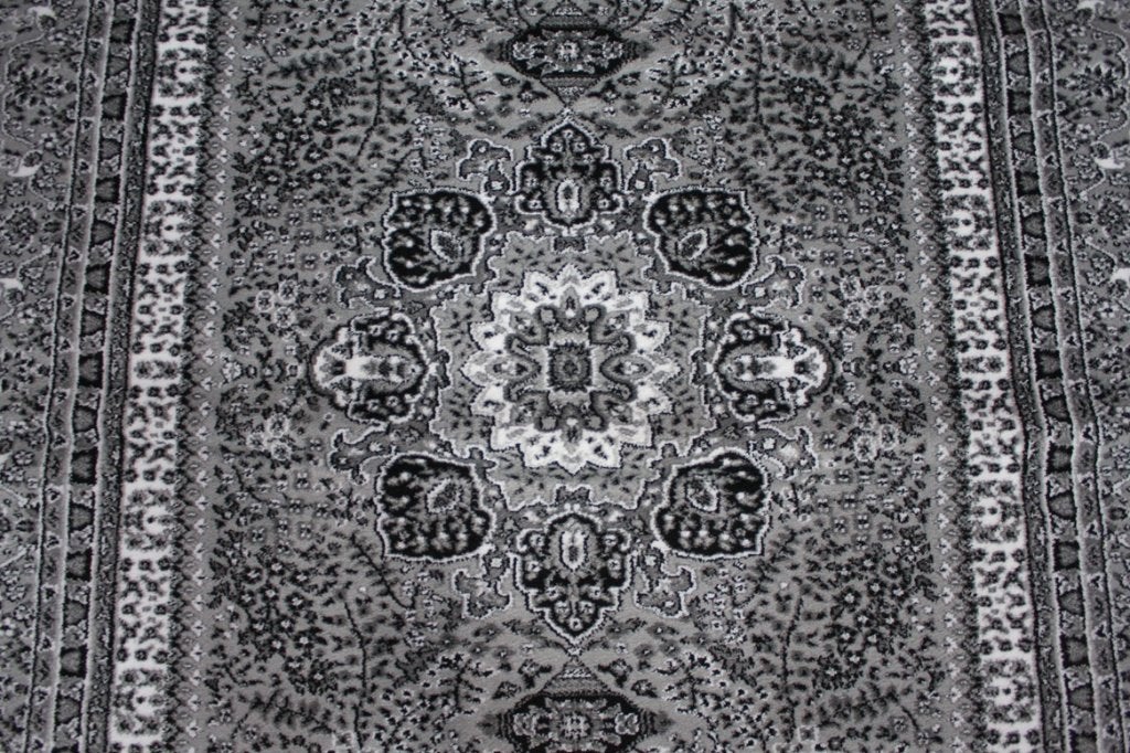 Prachtig oosters perzisch tapijt Marrakesh Grey 160x230, Ophalen, 150 tot 200 cm, Rechthoekig, Zwart