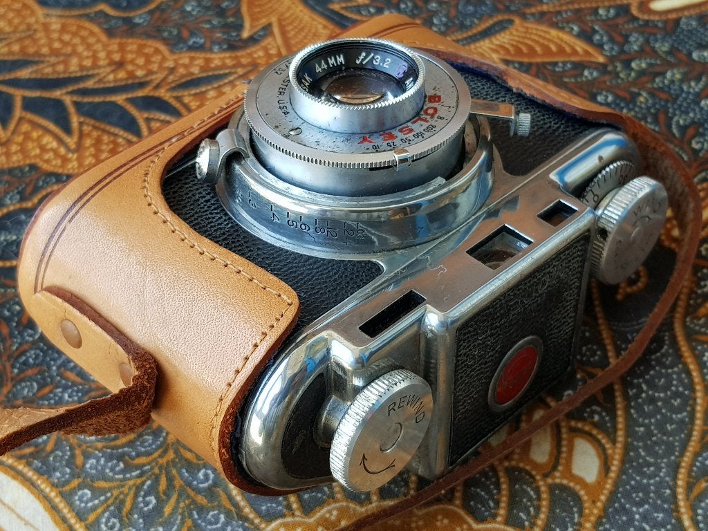 Mooie originele oude Bolsey fotocamera uit Amerika., Ophalen of Verzenden
