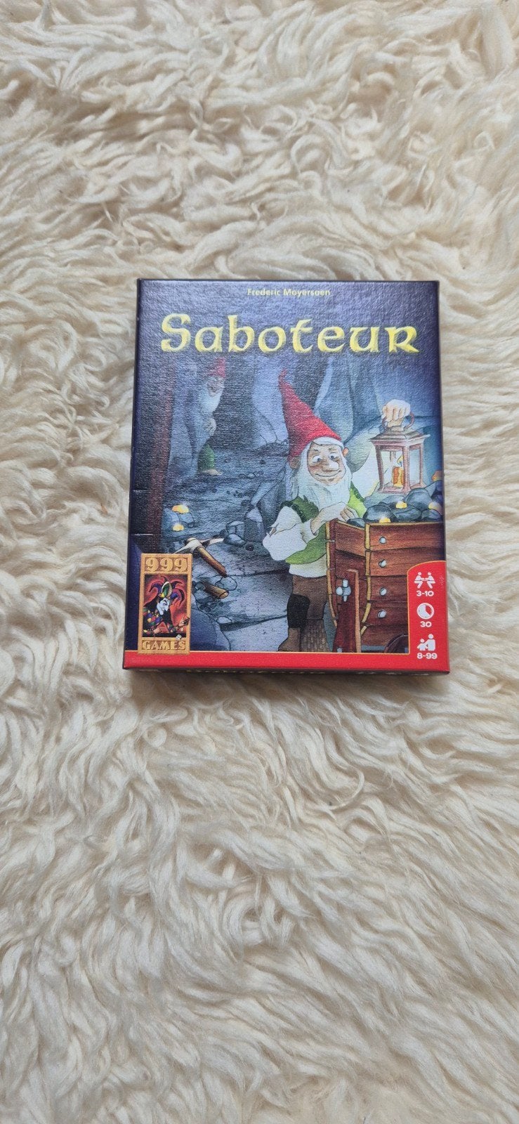 Saboteur kaartspel - Strategisch en leuk voor iedereen!, Drie of vier spelers, Ophalen of Verzenden, Zo goed als nieuw, 999 Games
