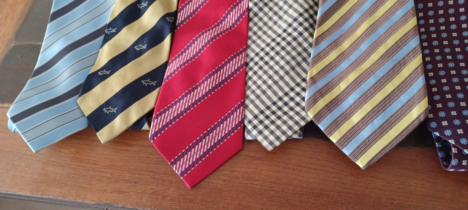Diverse zijden stropdassen per stuk of 1 koop, Overige kleuren, Nieuw, Ophalen of Verzenden, Diverse merken