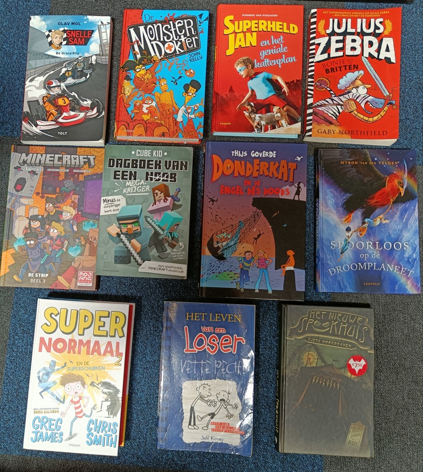 11 spannende en leuke kinderboeken - Zo goed als nieuw, Ophalen of Verzenden