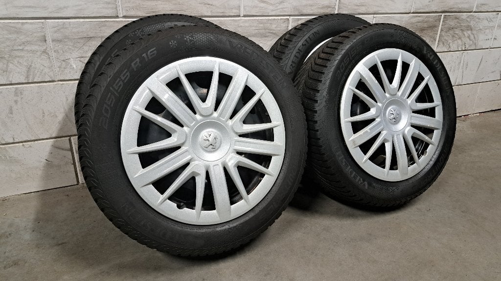 Winterbanden 2008 308 307 C4 Cactus C3 Crossland 205/55/16, Gebruikt, 16 inch, Banden en Velgen, Personenwagen