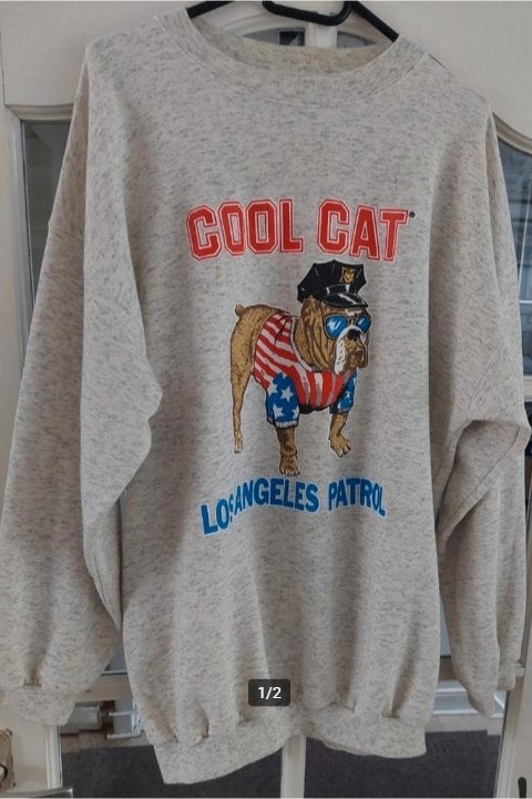 Cool Cat sweater maat XL met Engelse Bulldog, Kleding | Heren, Maat 56/58 (XL), Ophalen of Verzenden, Coolcat, Grijs