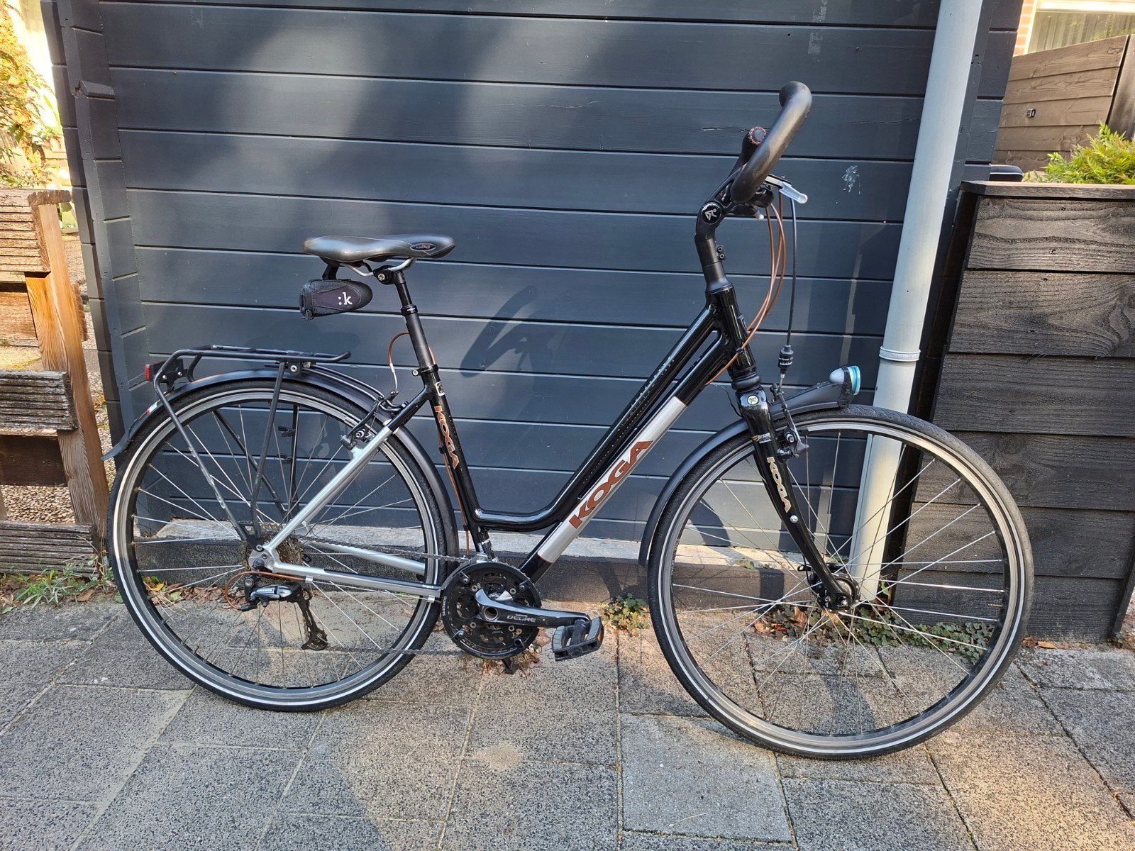 Koga damesfiets - Framehoogte 47 cm, Gebruikt, Velgrem, Versnellingen, Minder dan 47 cm