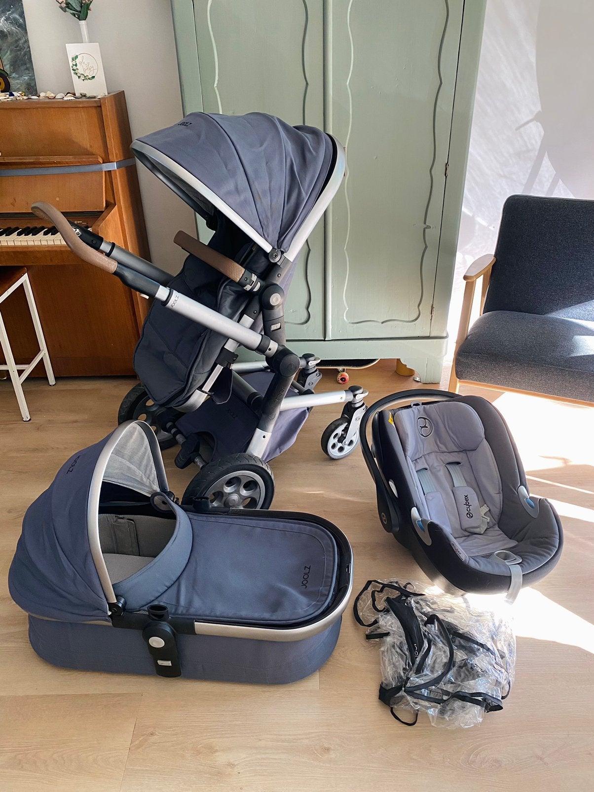 Joolz Day kinderwagen, Kinderen en Baby's, Kinderwagens en Combinaties, Ophalen, Zo goed als nieuw, Overige merken, Met reiswieg