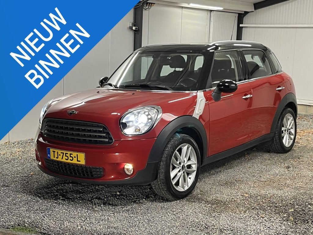 MINI Countryman 1.6 Cooper Chili AUTOMAAT 2014 NAVI CRUISE S, Auto's, Mini, Gebruikt, Leder en Stof, 122 pk, 14 km/l