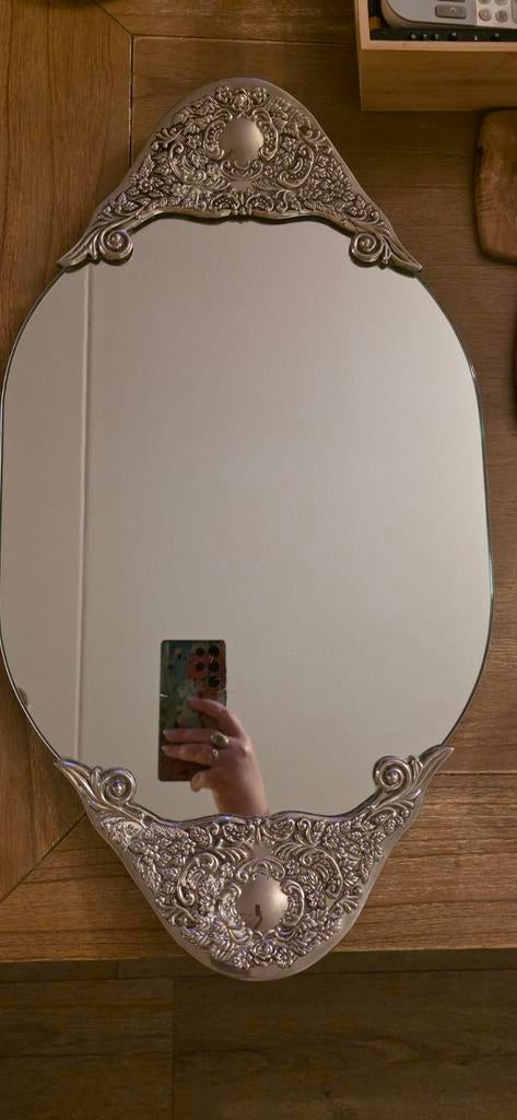Vintage Godinger Silver Art Spiegel Dienblad - Hollywood, Ophalen of Verzenden, Minder dan 50 cm