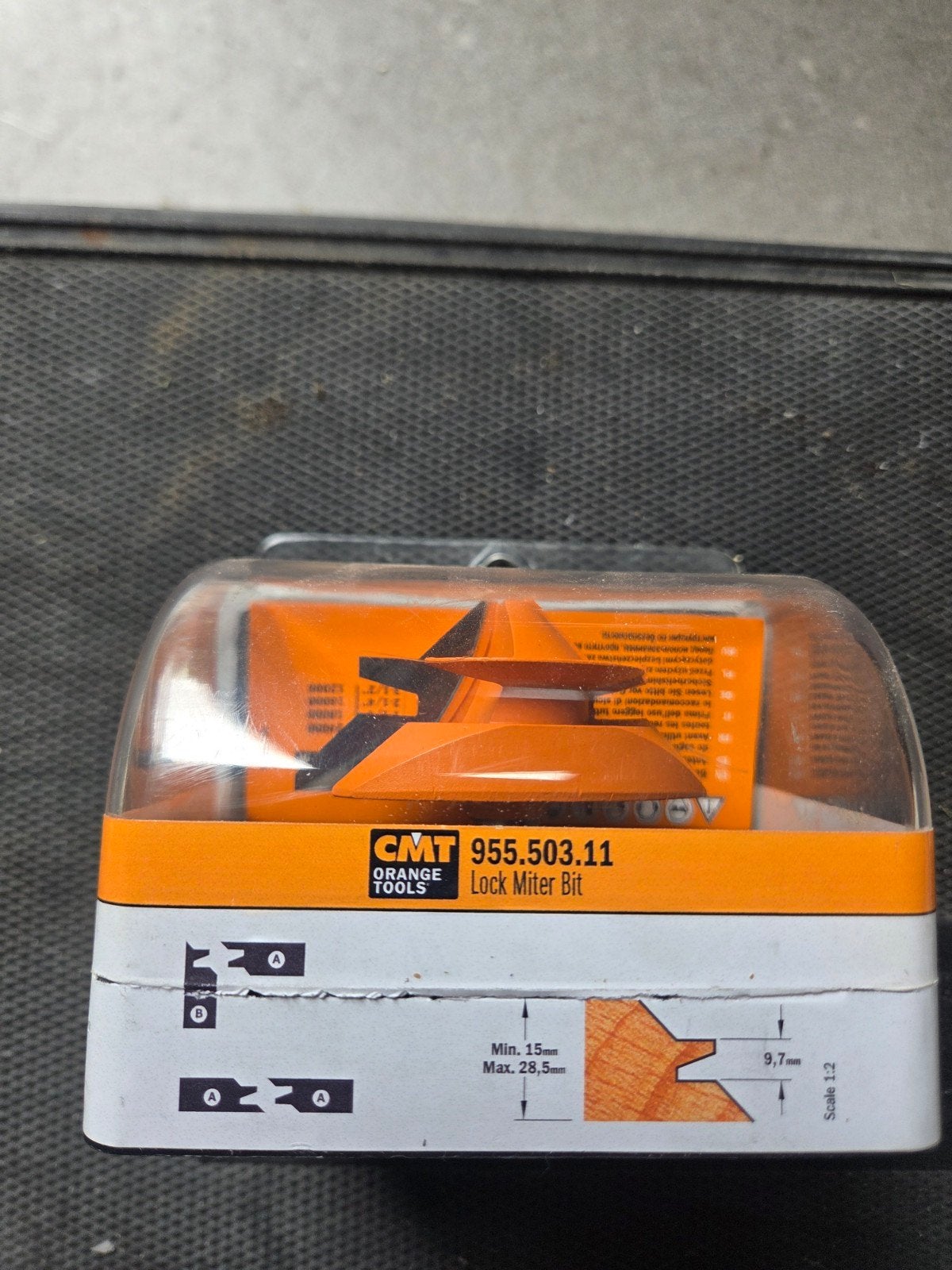 Nieuw CMT 955.503.11 Lock Miter Bit Frees, Nieuw, Ophalen of Verzenden, Bovenfrees, CMT