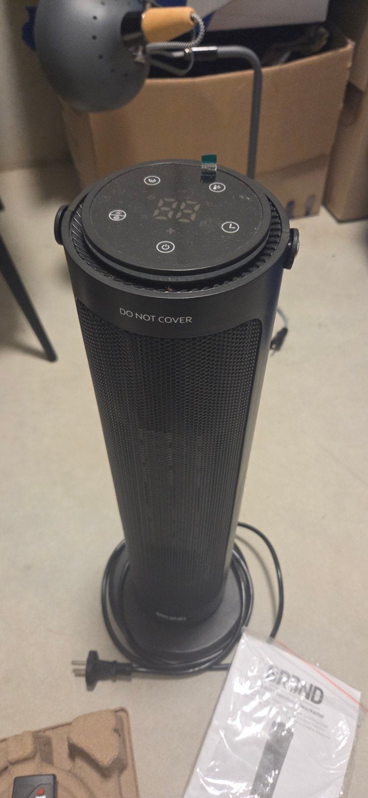 Brend BR 2221 Ceramic Fan Heater with Eco mode and thermosta, Kachel, Minder dan 60 cm, Ophalen of Verzenden, Zo goed als nieuw
