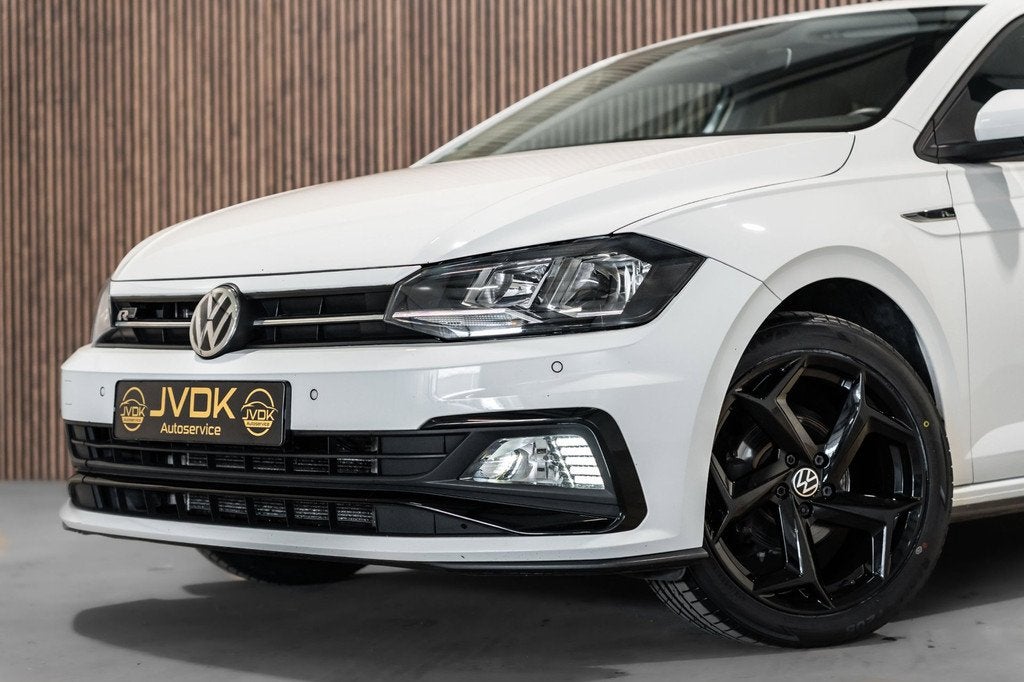 Volkswagen Polo 1.0 TSI R-line DSG LED NAVI CAMERA CRUISE, Auto's, Automatische klimaatregeling, Gebruikt, 95 pk, Wit