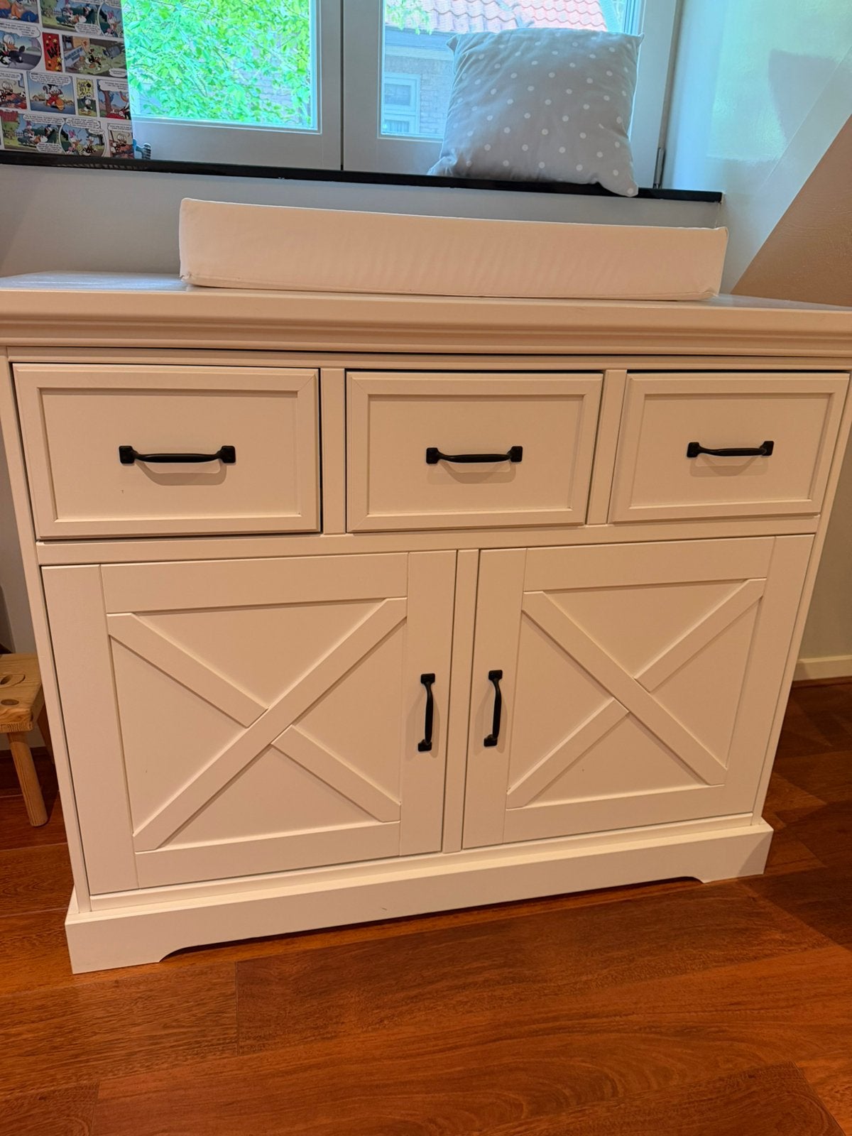 Witte commode van Kidsmill Savigno, Babypark, Ophalen, 50 tot 70 cm, 90 tot 105 cm, 100 cm of meer