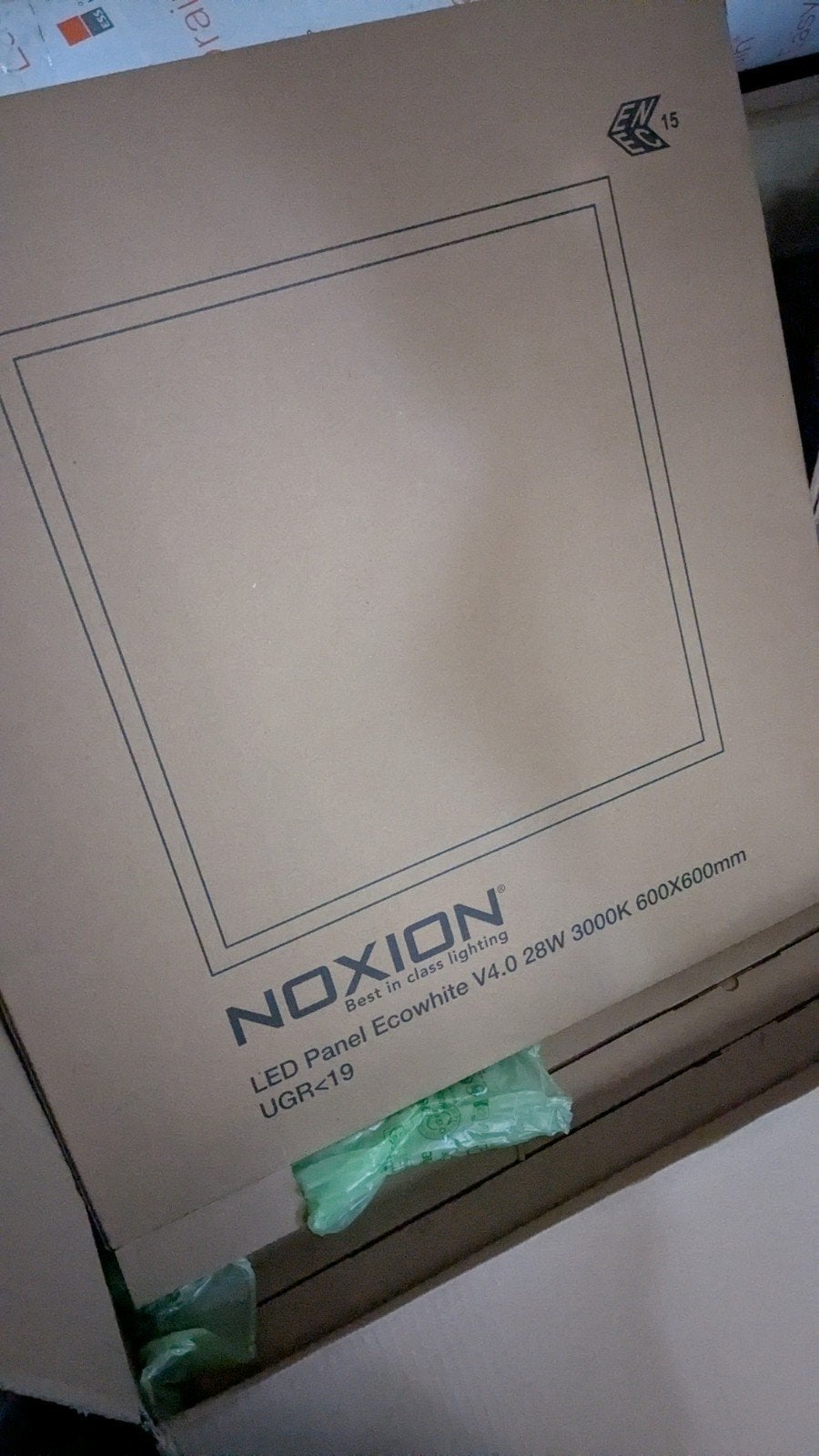 Noxion LED Paneel Ecowhite V4.0 28W 3000K 600x600mm, Metaal, Wit, Overige merken, Nieuw
