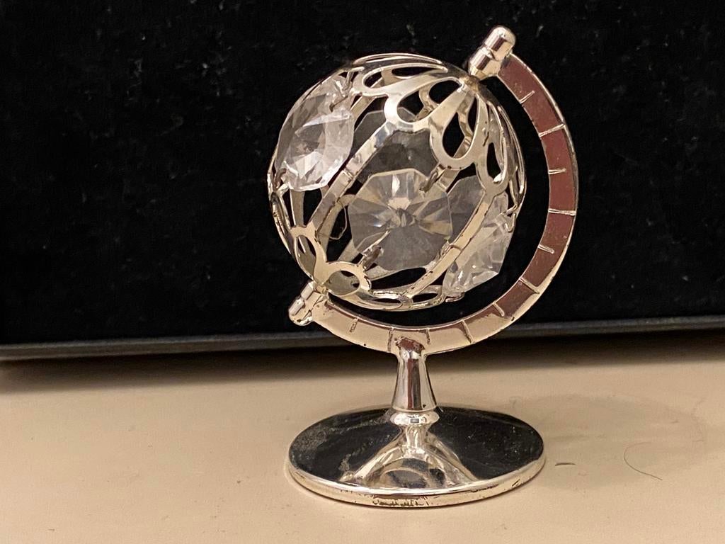 Miniatuur wereldbol globe, Ophalen of Verzenden, Zo goed als nieuw