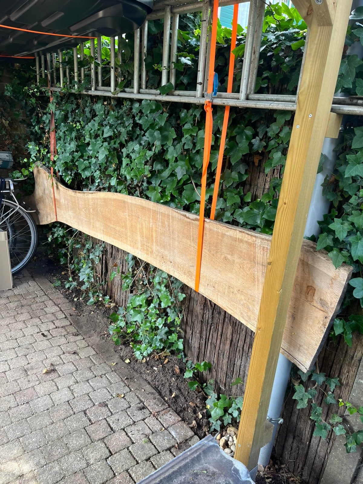Boomstam plank voor diverse doeleinden, Ophalen, Gebruikt, Hout