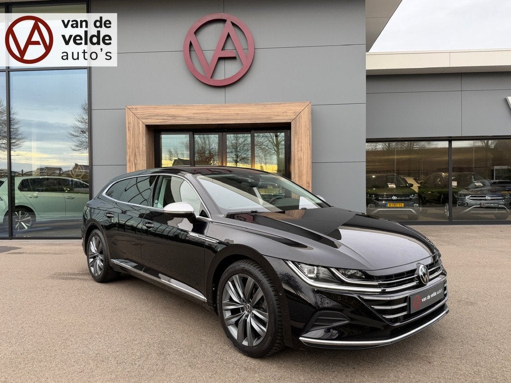 Volkswagen Arteon Shooting Brake 2.0 TSI 190pk DSG Elegance, Auto's, Volkswagen, 12 maanden, Arteon, Gebruikt, Zwart