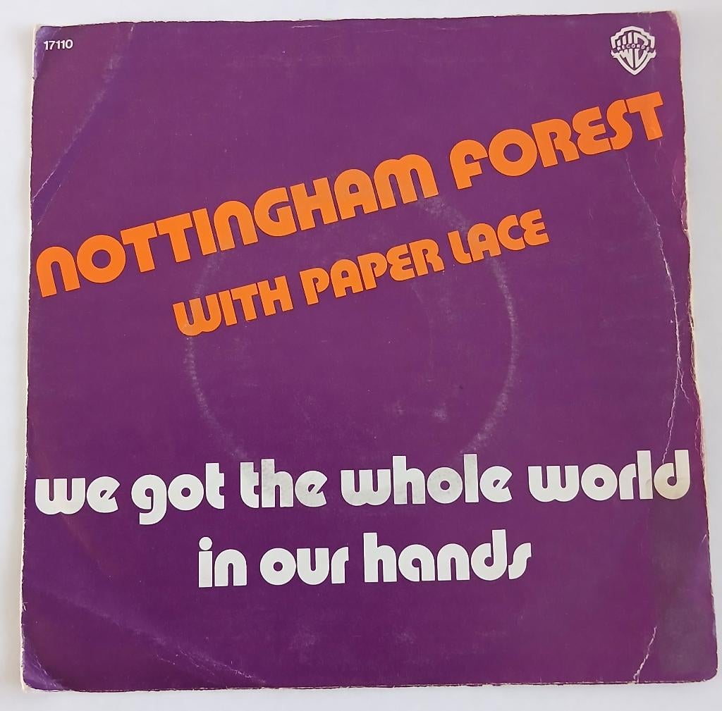 NottinghamForest PaperLace-We got the whole world inourhands, Cd's en Dvd's, Vinyl Singles, Ophalen of Verzenden, Gebruikt, Pop