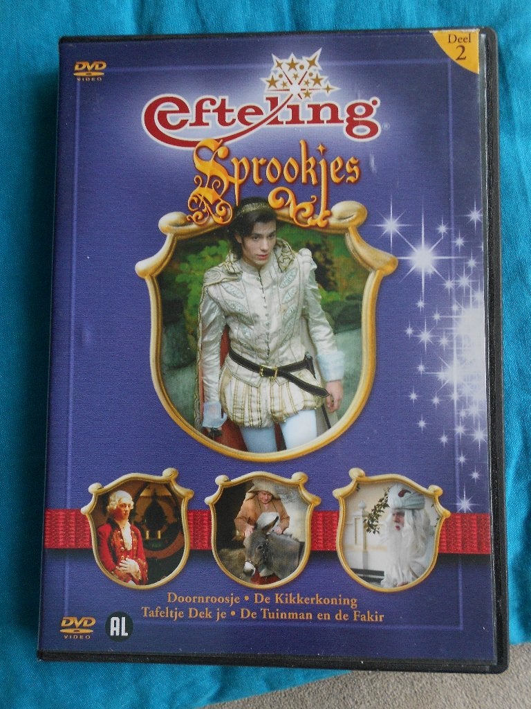 2 DVD Efteling sprookjes deel 2 + deel 4, Verzamelen, Ophalen, Gebruikt, Overige typen