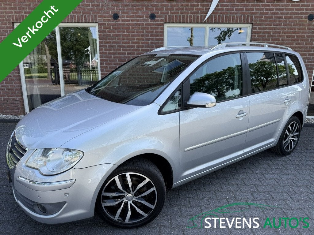 Volkswagen Touran 1.4 TSI Highline 170PK VERKOCHT! AUTOMAAT, Auto's, Volkswagen, Stof, Gebruikt, Zwart, 4 cilinders