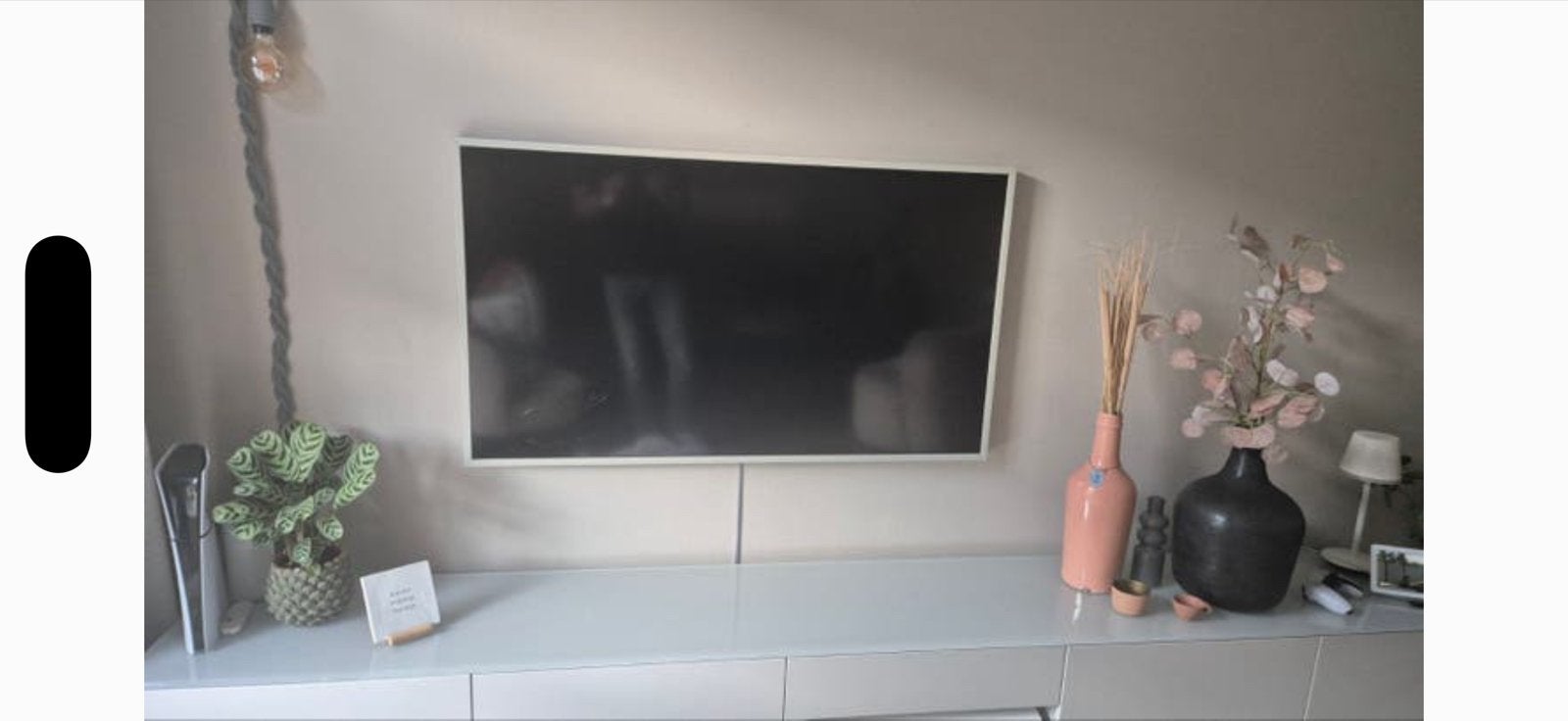 Lijst voor Samsung The Frame 55 inch, in VT-wonen off white, Gebruikt, 50 Hz, Ophalen of Verzenden, Samsung