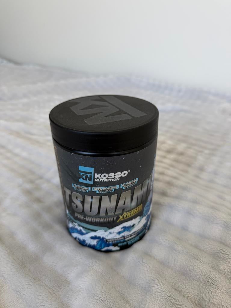 Kosso Nutrition Tsunami Xtreme Pre-Workout - Blue Watermelon, Ophalen of Verzenden, Nieuw, Poeder of Drank